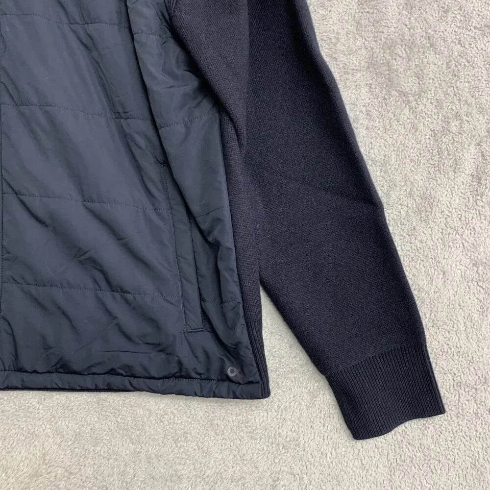 Infinity Linearflex Men's XL Navy Knit & Quilted Full-Zip Jacket G1925